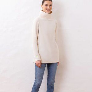 Dudley Stephens Cobble Hill Turtleneck Cream